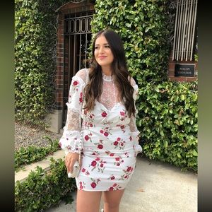 For Love and Lemons Rosie Mini Dress